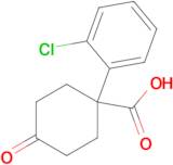 1-(2-Chlorophenyl)-4-oxocyclohexane-1-carboxylic acid