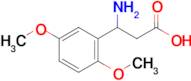 3-Amino-3-(2,5-dimethoxyphenyl)propanoic acid