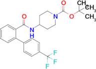 Tert-butyl 4-(4'-(trifluoromethyl)-[1,1'-biphenyl]-2-carboxamido)piperidine-1-carboxylate