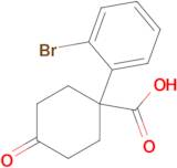 1-(2-Bromophenyl)-4-oxocyclohexane-1-carboxylic acid