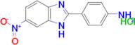 4-(6-nitro-1H-1,3-benzodiazol-2-yl)aniline hydrochloride