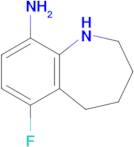 6-Fluoro-2,3,4,5-tetrahydro-1H-benzo[b]azepin-9-amine