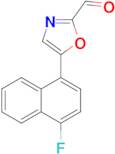 5-(4-Fluoronaphthalen-1-yl)oxazole-2-carbaldehyde