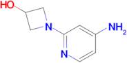 1-(4-Aminopyridin-2-yl)azetidin-3-ol