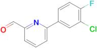 6-(3-Chloro-4-fluorophenyl)picolinaldehyde