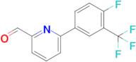 6-(4-Fluoro-3-(trifluoromethyl)phenyl)picolinaldehyde