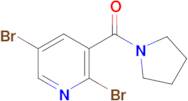 (2,5-Dibromopyridin-3-yl)(pyrrolidin-1-yl)methanone