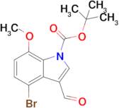 Tert-butyl 4-bromo-3-formyl-7-methoxy-1H-indole-1-carboxylate