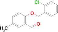 2-((2-Chlorobenzyl)oxy)-5-methylbenzaldehyde