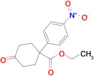 Ethyl 1-(4-nitrophenyl)-4-oxocyclohexane-1-carboxylate