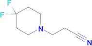 3-(4,4-Difluoropiperidin-1-yl)propanenitrile