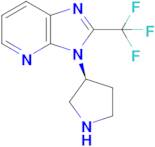 (S)-3-(pyrrolidin-3-yl)-2-(trifluoromethyl)-3H-imidazo[4,5-b]pyridine