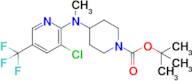 Tert-butyl 4-((3-chloro-5-(trifluoromethyl)pyridin-2-yl)(methyl)amino)piperidine-1-carboxylate