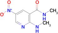 N-methyl-2-(methylamino)-5-nitronicotinamide