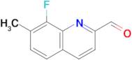 8-Fluoro-7-methylquinoline-2-carbaldehyde