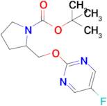 Tert-butyl 2-(((5-fluoropyrimidin-2-yl)oxy)methyl)pyrrolidine-1-carboxylate
