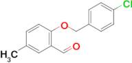 2-((4-Chlorobenzyl)oxy)-5-methylbenzaldehyde