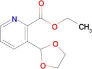 Ethyl 3-(1,3-dioxolan-2-yl)picolinate