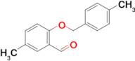 5-Methyl-2-((4-methylbenzyl)oxy)benzaldehyde