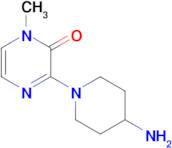 3-(4-Aminopiperidin-1-yl)-1-methylpyrazin-2(1H)-one
