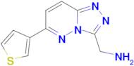 (6-(Thiophen-3-yl)-[1,2,4]triazolo[4,3-b]pyridazin-3-yl)methanamine