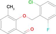 2-((2-Chloro-6-fluorobenzyl)oxy)-3-methylbenzaldehyde