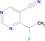 4-(1-Fluoroethyl)pyrimidine-5-carbonitrile