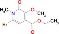 Ethyl 6-bromo-3-methoxy-1-methyl-2-oxo-1,2-dihydropyridine-4-carboxylate