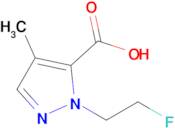 1-(2-Fluoroethyl)-4-methyl-1H-pyrazole-5-carboxylic acid