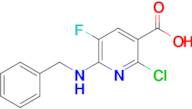 6-(Benzylamino)-2-chloro-5-fluoronicotinic acid