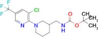 Tert-butyl ((1-(3-chloro-5-(trifluoromethyl)pyridin-2-yl)piperidin-3-yl)methyl)carbamate