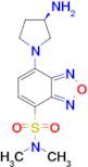 (R)-7-(3-aminopyrrolidin-1-yl)-N,N-dimethylbenzo[c][1,2,5]oxadiazole-4-sulfonamide