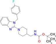 Tert-butyl ((1-(1-(4-fluorobenzyl)-1H-benzo[d]imidazol-2-yl)piperidin-4-yl)methyl)carbamate