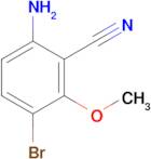 6-Amino-3-bromo-2-methoxybenzonitrile