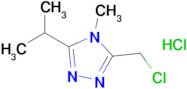 3-(Chloromethyl)-5-isopropyl-4-methyl-4H-1,2,4-triazole hydrochloride