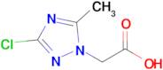 2-(3-Chloro-5-methyl-1H-1,2,4-triazol-1-yl)acetic acid