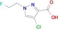 4-Chloro-1-(2-fluoroethyl)-1H-pyrazole-3-carboxylic acid