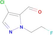 4-Chloro-1-(2-fluoroethyl)-1H-pyrazole-5-carbaldehyde