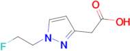 2-(1-(2-Fluoroethyl)-1H-pyrazol-3-yl)acetic acid