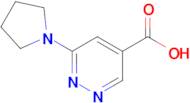 6-(Pyrrolidin-1-yl)pyridazine-4-carboxylic acid