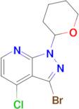 3-Bromo-4-chloro-1-(tetrahydro-2H-pyran-2-yl)-1H-pyrazolo[3,4-b]pyridine