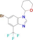 6-Bromo-1-(tetrahydro-2H-pyran-2-yl)-4-(trifluoromethyl)-1H-benzo[d]imidazole