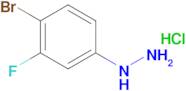 (4-Bromo-3-fluorophenyl)hydrazine hydrochloride