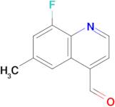 8-Fluoro-6-methylquinoline-4-carbaldehyde