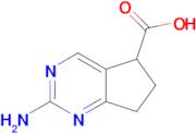 2-Amino-6,7-dihydro-5H-cyclopenta[d]pyrimidine-5-carboxylic acid