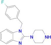 1-(4-Fluorobenzyl)-2-(piperazin-1-yl)-1H-benzo[d]imidazole