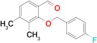 2-((4-Fluorobenzyl)oxy)-3,4-dimethylbenzaldehyde