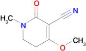 4-Methoxy-1-methyl-2-oxo-1,2,5,6-tetrahydropyridine-3-carbonitrile