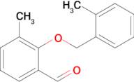 3-Methyl-2-((2-methylbenzyl)oxy)benzaldehyde