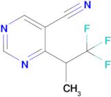 4-(1,1,1-Trifluoropropan-2-yl)pyrimidine-5-carbonitrile